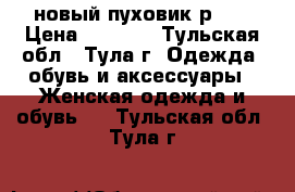 новый пуховик р.46 › Цена ­ 4 500 - Тульская обл., Тула г. Одежда, обувь и аксессуары » Женская одежда и обувь   . Тульская обл.,Тула г.